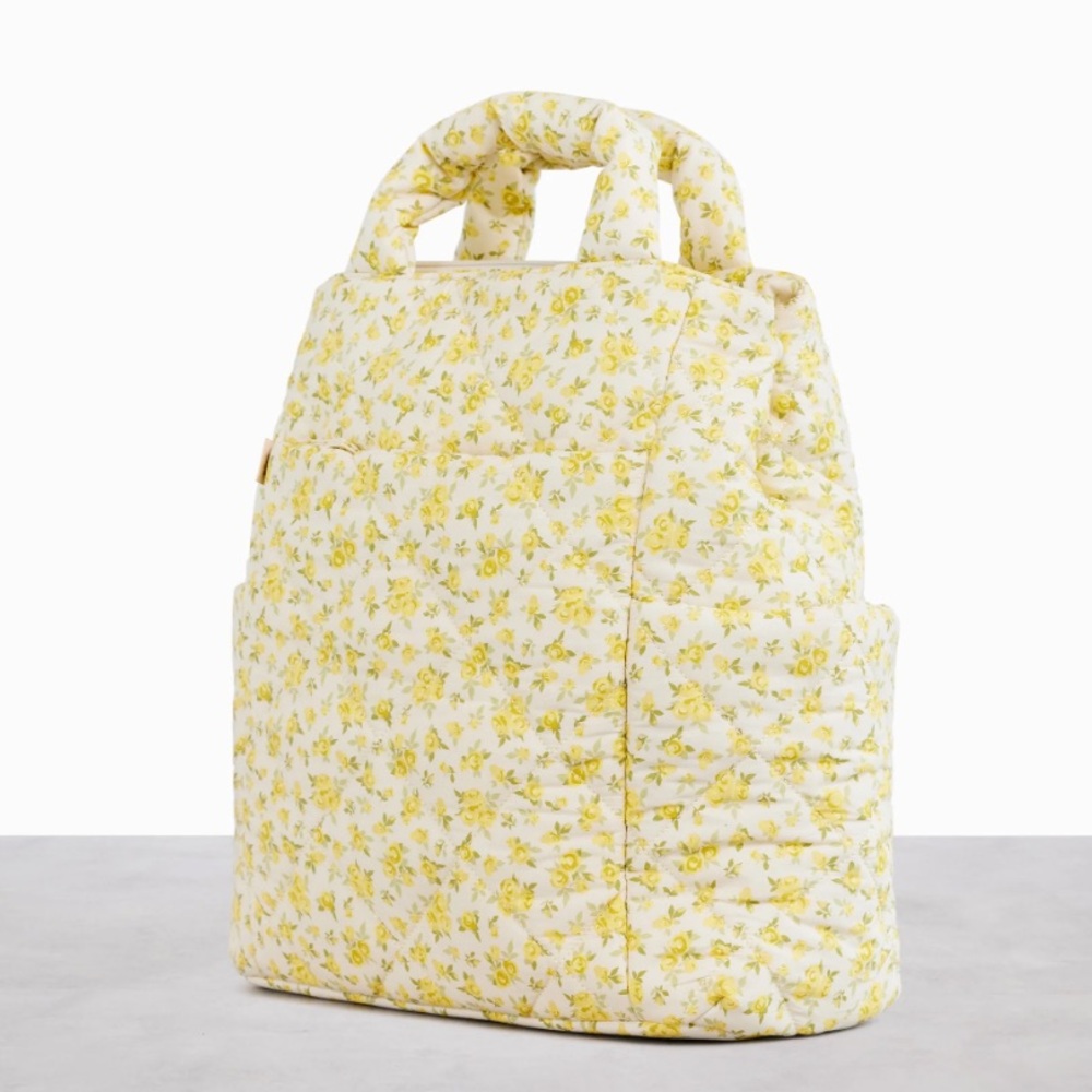 NWOT Béis Backpack Tote in Garden Party